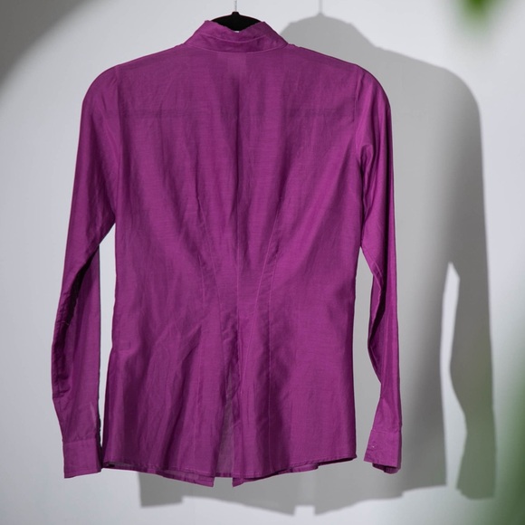 Stunning Ruffled Blouses XS – Available in White (NWT) and Purple (NWOT) - Picture 11 of 11